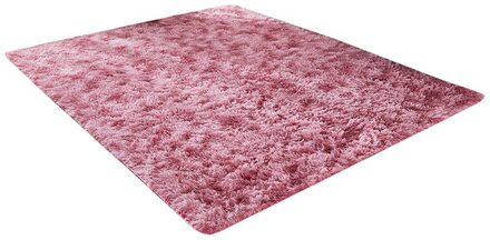 Dik Tapijt Voor Woonkamer Pluche Tapijt Kinderen Bed Kamer Fluffy Floor Tapijten Venster Nachtkastje Thuis Decor Tapijten Zachte Vloer mat donker roze