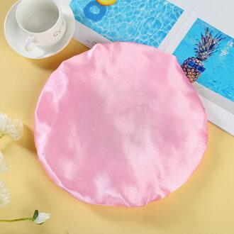 Dikke 1Pcs Waterdicht Bad Hoed Dubbele Laag Douche Haar Cover Vrouwen Benodigdheden Douche Cap Badkamer Accessoires 01