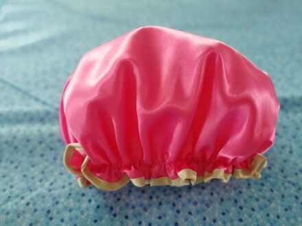 Dikke 1Pcs Waterdicht Bad Hoed Dubbele Laag Douche Haar Cover Vrouwen Benodigdheden Douche Cap Badkamer Accessoires 09