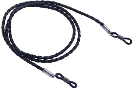 Dikke Twist Zonnebril Lederen Touw Ketting Brillen Gevlochten Bril Lanyard Strap Outdoor Sport Antislip Lenzenvloeistof Accessoires