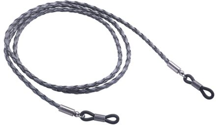 Dikke Twist Zonnebril Lederen Touw Ketting Brillen Gevlochten Bril Lanyard Strap Outdoor Sport Antislip Lenzenvloeistof Accessoires