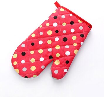 Dikke Warmte-isolatie Magnetron Ovenwanten Speciale Bakken Handschoenen Creatieve Keuken Stroefheid Hoge Temperatuur Anti rood