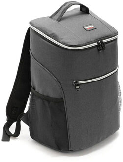 Dikker Grote Koeltas Draagbare Grote Geïsoleerde Zakken Thermische Rugzak Levering Bag Organizer Ice Pack Waterdichte Voedsel Zakken Grijs