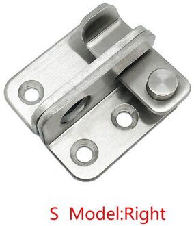 Dikker Home Guard Deur Bolt Klink Schuiven Accessoires Roestvrij Stalen Handgreep Slot Veiligheid L / rechtsaf