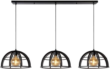 DIKRA Hanglamp 3xE27 - Zwart
