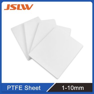 Dikte 1/2/3/4/5/6/8/10*100*100mm Ptfe Ptfe Plaat Ptfe Board Blok Polytef Plaat Anti-Corrosie 6mm