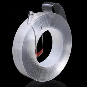 Dikte 2 Mm Transparante Nano Tape Wasbare Herbruikbare Nano Tapes Dubbelzijdige Tape Verwijderbare Universele Nano Magic Tape 1M/3M/5M 5cm x 1M Thick 2mm