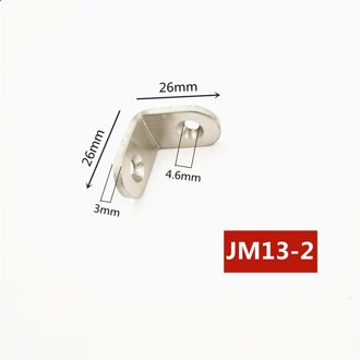 Dikte 3 Mm Roestvrij Staal Hoek Beugel L Vorm Satijn Frame Board Ondersteuning Hoek Beugel Meubelbeslag Connectors nee.2