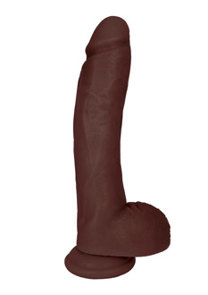 Dildo met ballen - 10 / 25,5 cm