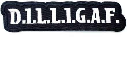 Dilligaf (Size:2.6X11.5Cm) doek Badges Mend Versieren Patch Jeans Zak Hoed Kleding Kleding Naaien Decoratie Applique Patches