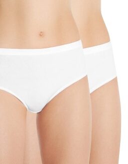 DIM 2 stuks Coton Stretch Plus MyBio Maxi Zwart,Wit - X-Large