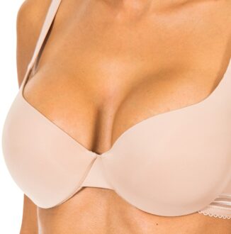 DIM Beugelbeha met elastische zijkanten 003AL dames Beige - EU 75B /UK 34B