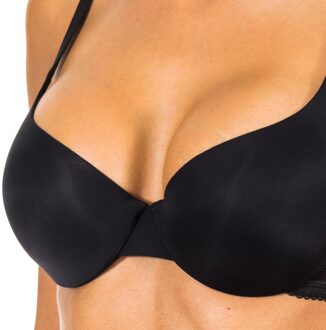 DIM Beugelbeha met elastische zijkanten 003AL dames Zwart - EU 85B /UK 38B