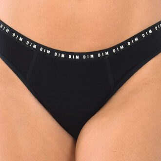 DIM Dames Menstruatieslip Medium D0AY9 Zwart