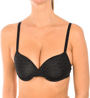 DIM Microvezel Top Comfort Bra D092O voor meisjes, comfortabel en ondersteunend ontwerp Zwart