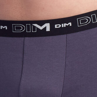 DIM Pack-2 Boxers Katoen Streech D6596 voor heren Navy/rood - M
