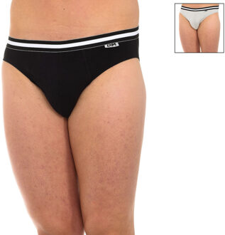 DIM Pack-2 Slip Katoen Streech tejido transpirable D6577 hombre Veelkleurig