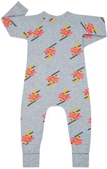 DIM Romper met lange mouwen en rits D0A0G baby Grijs