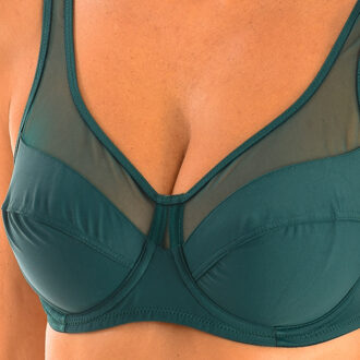 DIM Royale 03983 damesbeugelbeha biedt een comfortabele en royale pasvorm voor meer comfort en ondersteuning Groen - EU 75C /UK 34C