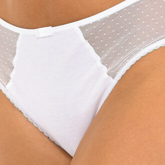 DIM Royale kanten slip 00ASG vrouw - maat L Wit