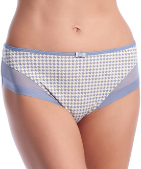 DIM Royale slip met tule D0A63 voor dames - maat Blauw