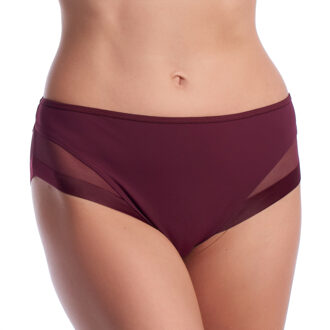 DIM Royale slip met tule D0A63 voor dames - maat L Rood