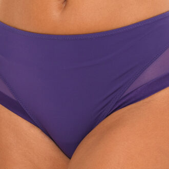 DIM Ruim elastische en ademende stof slip 00A63 voor vrouwen biedt comfort en natuurlijke beweging - maat L Violet