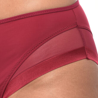 DIM Ruim elastische en ademende stof slip 00A63 voor vrouwen biedt comfort en natuurlijke beweging - maat Rood