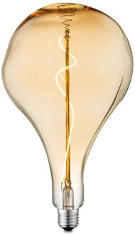 dimbare Led Flex Blown E27 3W 180Lm 2200K Amber Goud