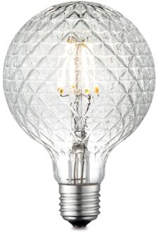 dimbare LED Globe Deco E27 G95 4W 440Lm 3000K Goud Transparant