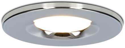Dimbare LED inbouwspot chroom Venezia 6 Watt 2700K IP65