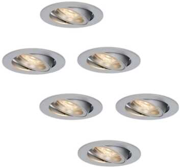 Dimbare LED inbouwspot Jose 5 Watt 6400K daglicht wit kantelbaar IP20