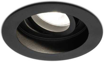 Dimbare LED inbouwspot Laredo 5 Watt 4000K zwart kantelbaar IP20