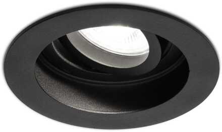 Dimbare LED inbouwspot Laredo 5 Watt 6400K zwart kantelbaar IP20