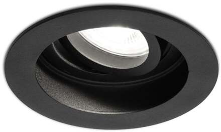 Dimbare LED inbouwspot Laredo 5 Watt 6400K zwart kantelbaar IP20