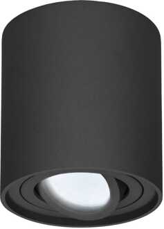Dimbare LED Opbouwspot Ray Zwart 5W 6000K IP20 kantelbaar