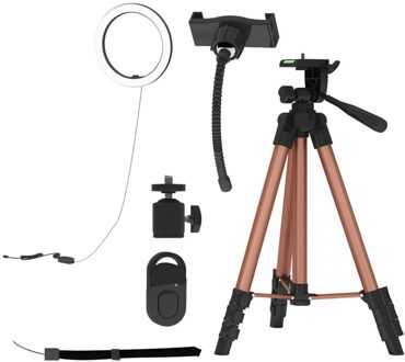 Dimbare Led Ring Licht Met Statief Live Vullen Licht Mobiele Telefoon Beugels Stand Houder Live Mobiele Telefoon Houder 200 stks