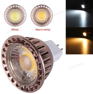 Dimbare MR16 6W 12V Cob Led Gloeilamp Warm Wit/Wit Energiebesparende Spotlight Spot Light Downlight