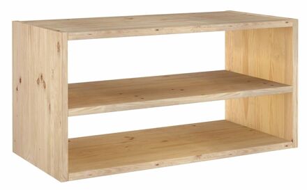 Dinamic Open kast - met plank - PEFC grenen - 71x36cm Bruin