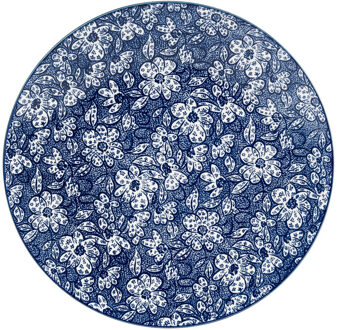 Dinerbord blue print - botanic - ⌀26 cm