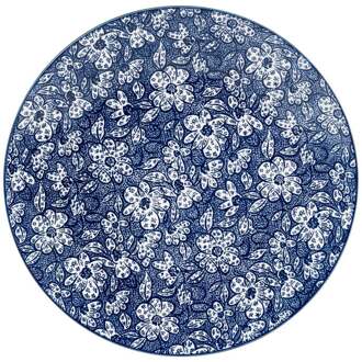 Dinerbord blue print - botanic - ⌀26 cm