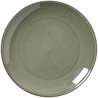 Dinerbord Emma - donkergroen - ø26.8x2.5 cm