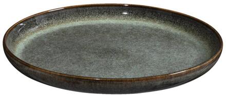 Dinerbord Emma - - Ø27 Cm - Stoneware - Groen - B3 Cm