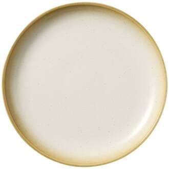 Dinerbord olivo - wit - ø25.5x2.8 cm