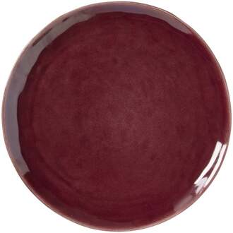Dinerbord Toscane - bordeauxrood - ø28 cm