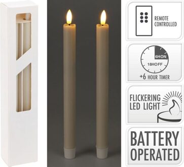 Dinerkaars Set Van 2sts Creme 25cm