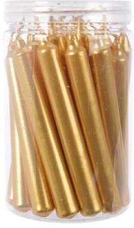 Dinerkaars wax mini d1h10 cm gd 22st Geel
