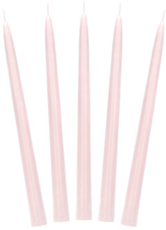 Dinerkaarsen Lichtroze Mat (10st)