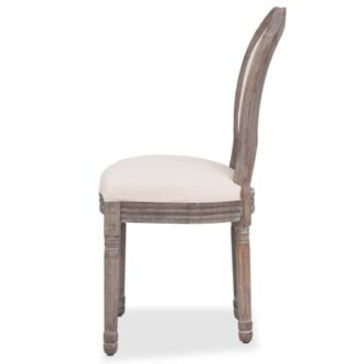 Dining chairs 4 pcs. linen Cover