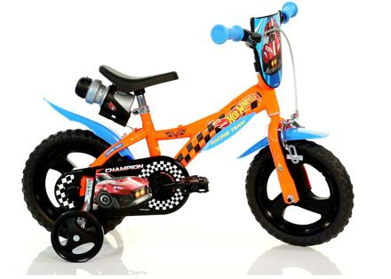 Dino Bikes Dino Kinderfiets Hot Wheels 12 inch oranje